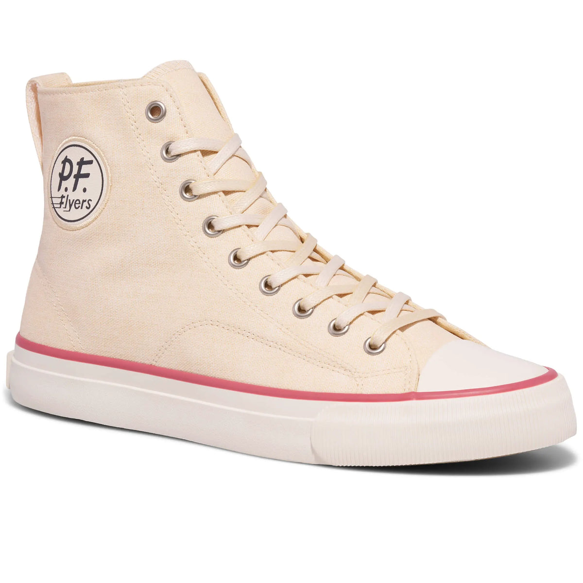 Antique White/Crimson
