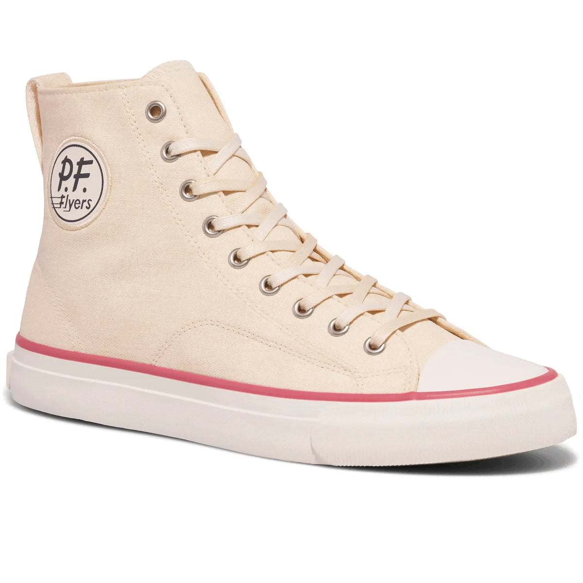 Antique White/Crimson